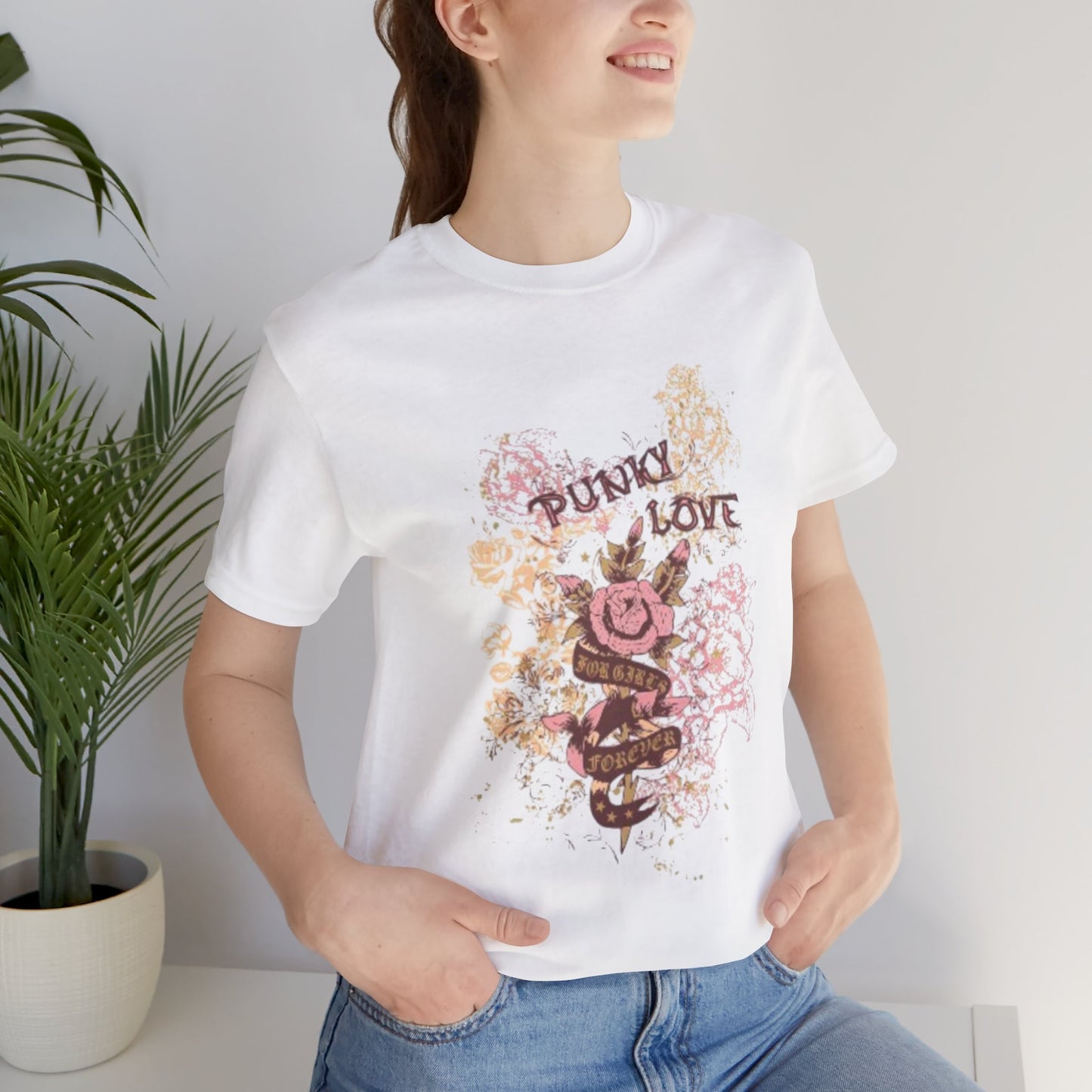 Punk Love Flower Graphic Tee