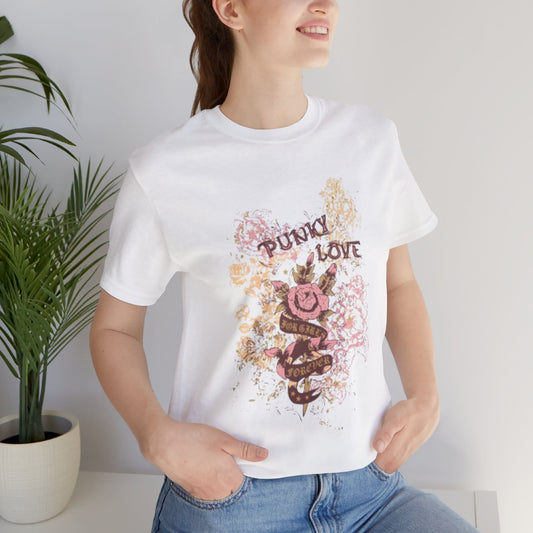 Punk Love Flower Graphic Tee