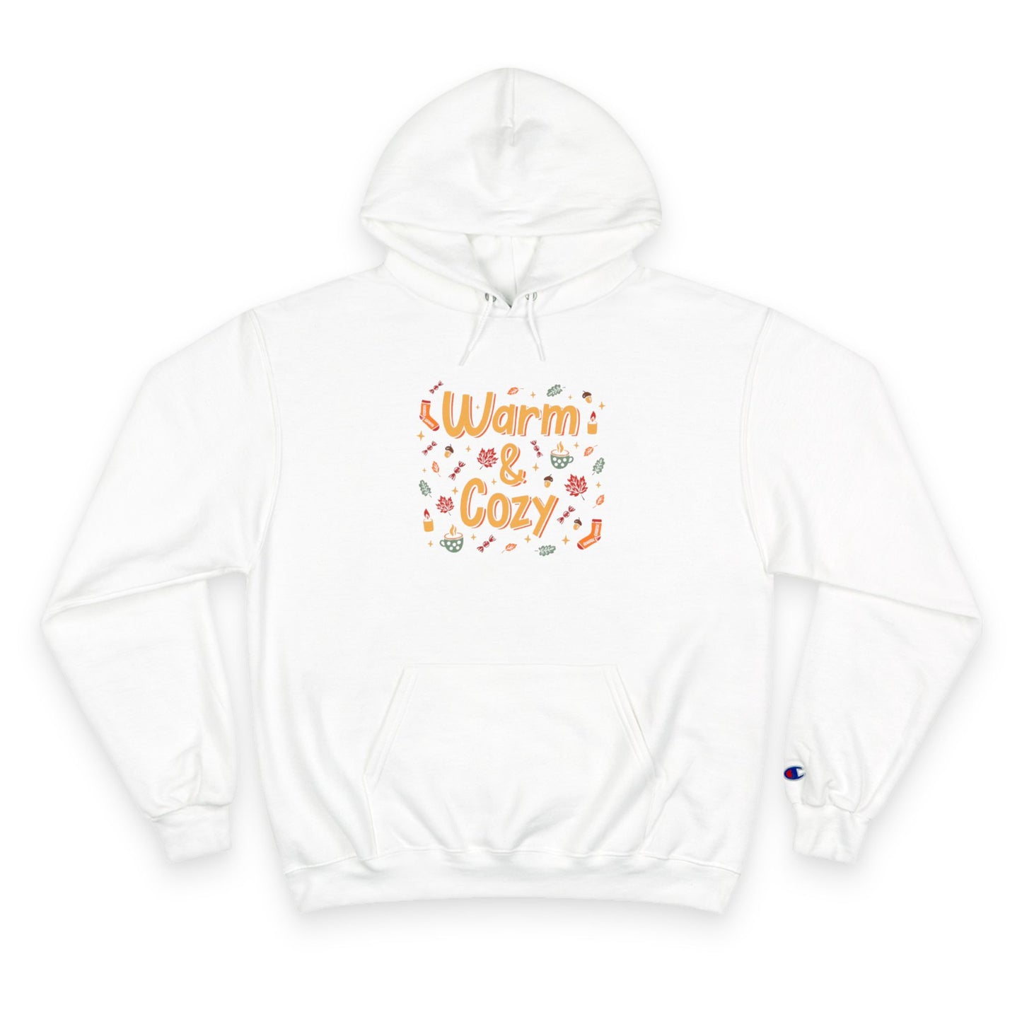 Warm & Cozy Hoodie — Cute Fall Graphic Champion Hoodie