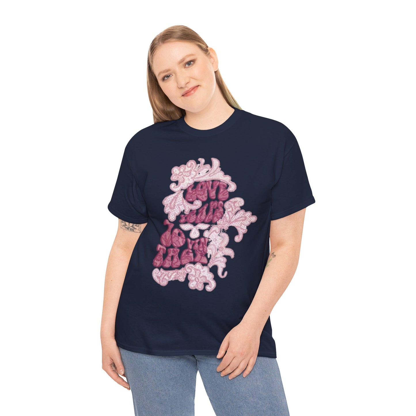 T-Shirt — 'Love Grows' Retro Floral Graphic Tee