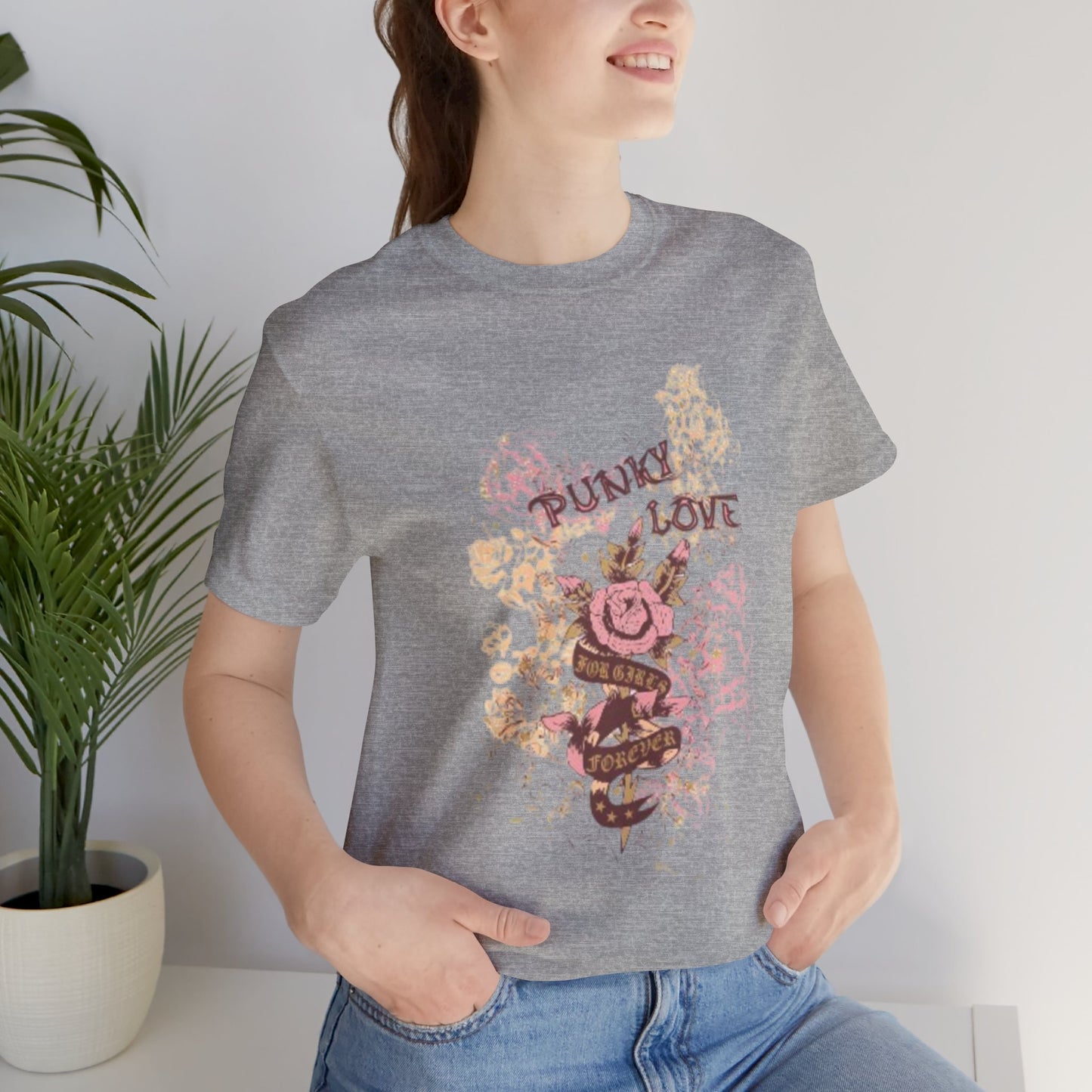 Punk Love Flower Graphic Tee