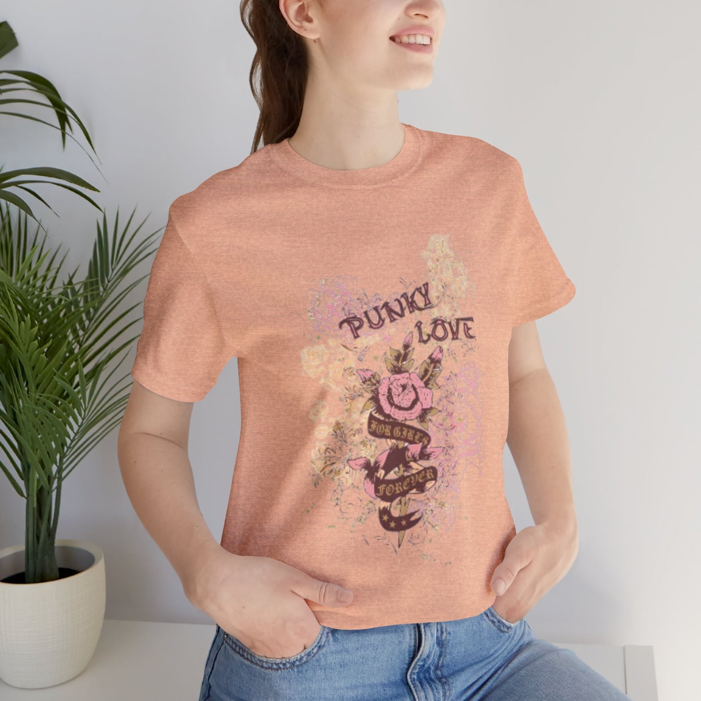 Punk Love Flower Graphic Tee