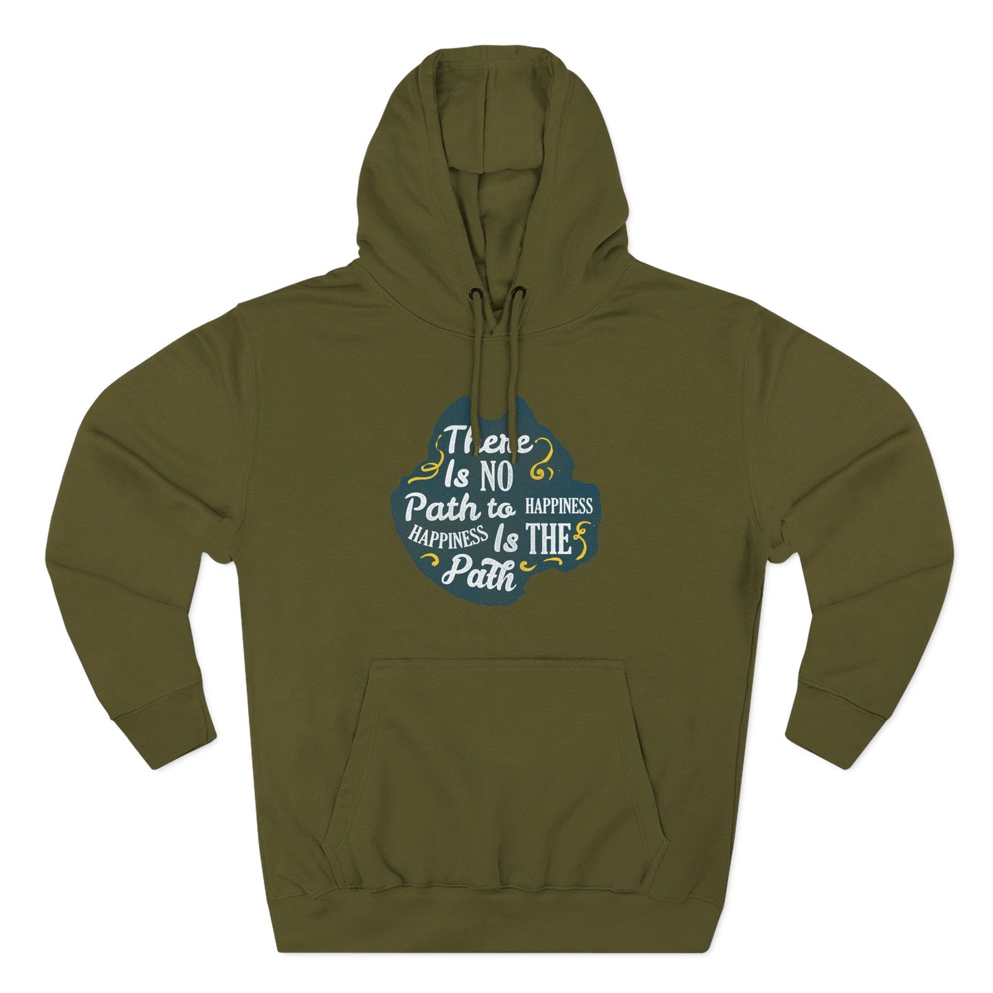 Three-Panel Fleece Hoodie
