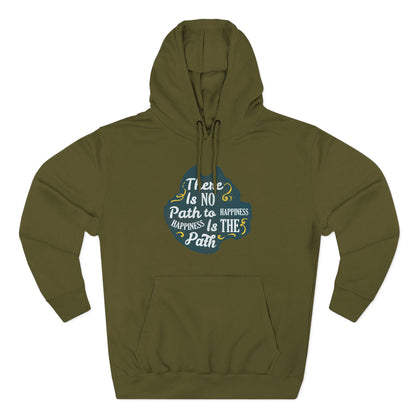 Three-Panel Fleece Hoodie