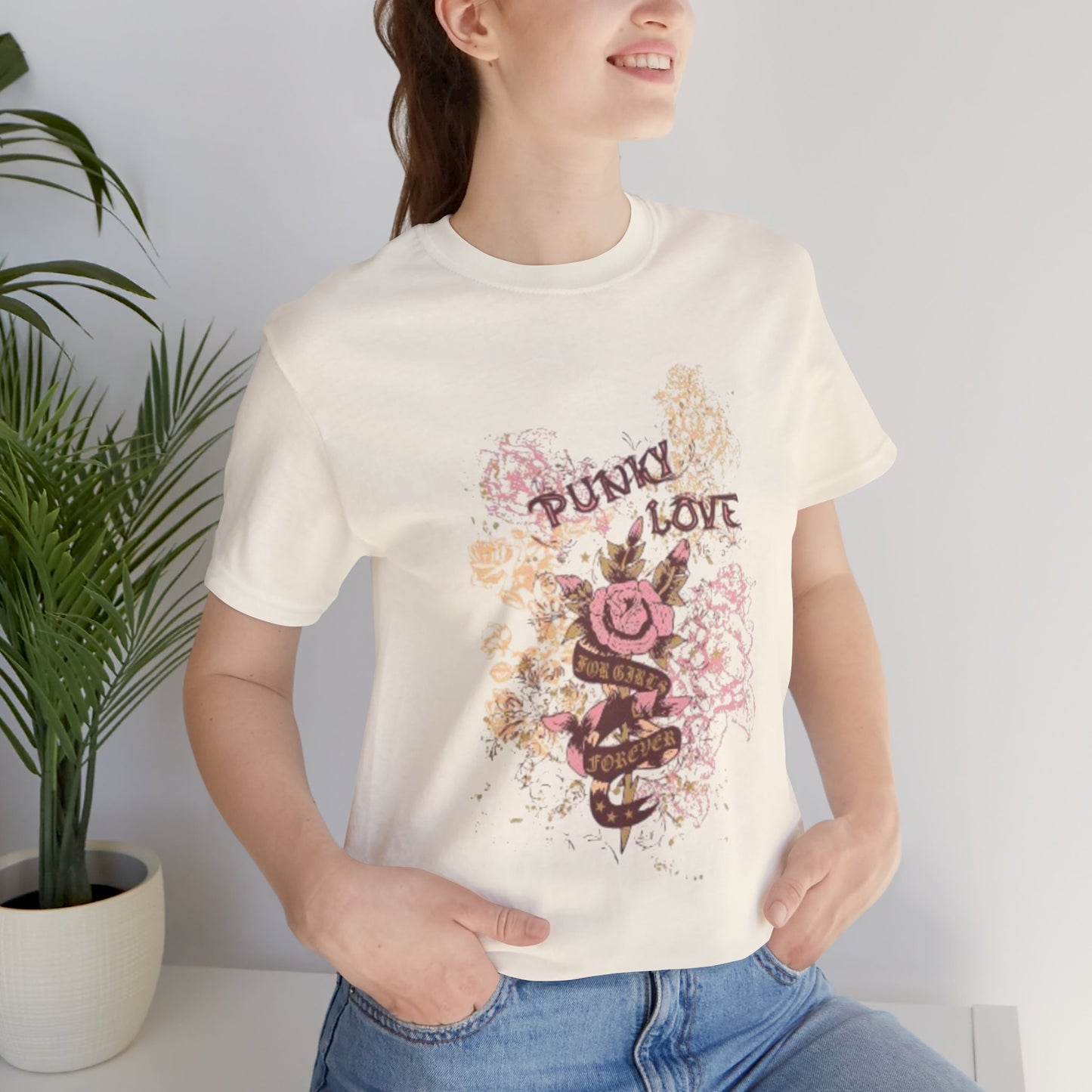 Punk Love Flower Graphic Tee