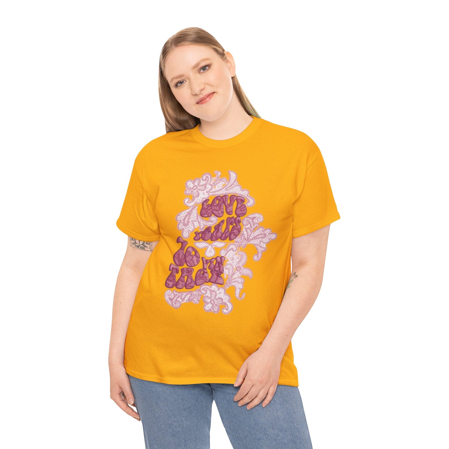 T-Shirt — 'Love Grows' Retro Floral Graphic Tee