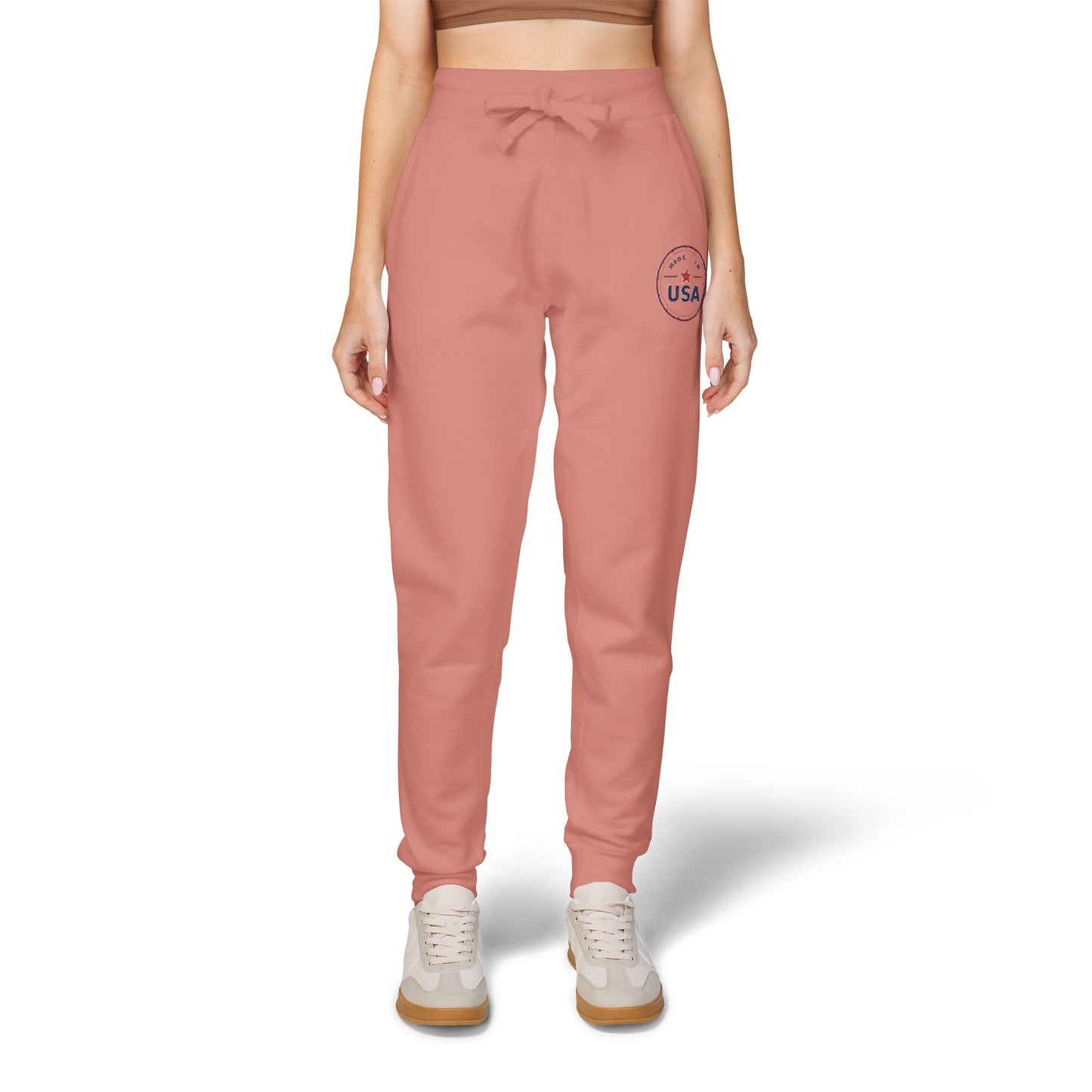 Patriotic USA Embroidered Fleece Sweatpants — Unisex Comfort Fit