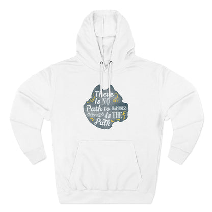Three-Panel Fleece Hoodie