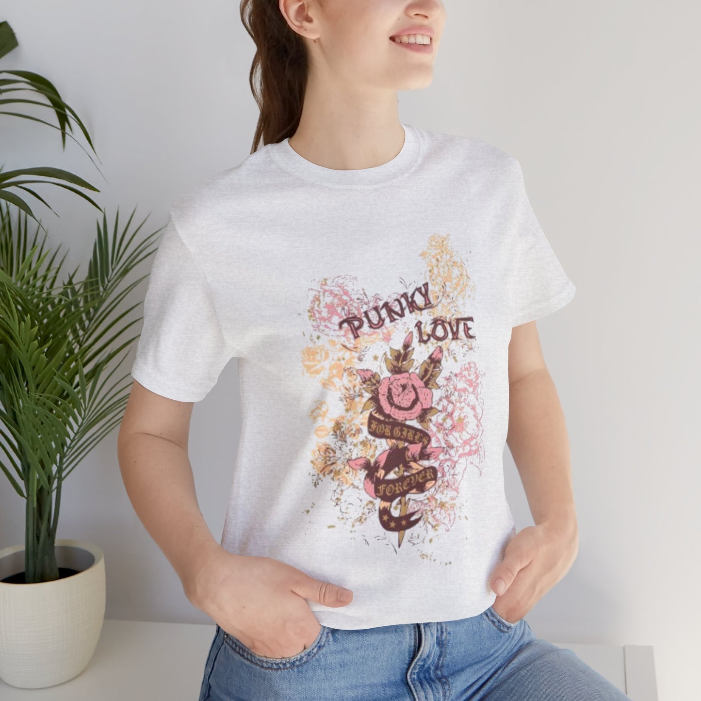 Punk Love Flower Graphic Tee