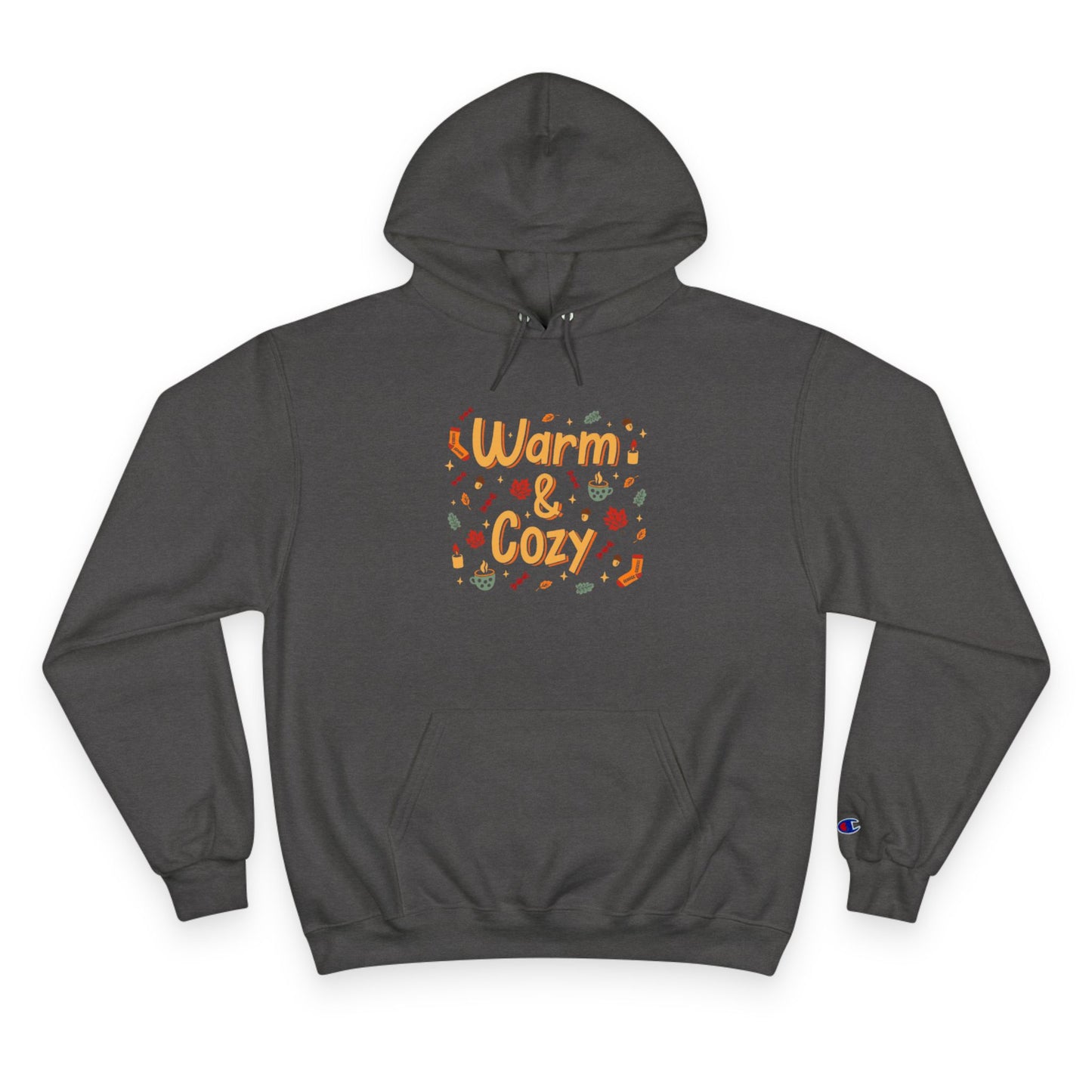 Warm & Cozy Hoodie — Cute Fall Graphic Champion Hoodie