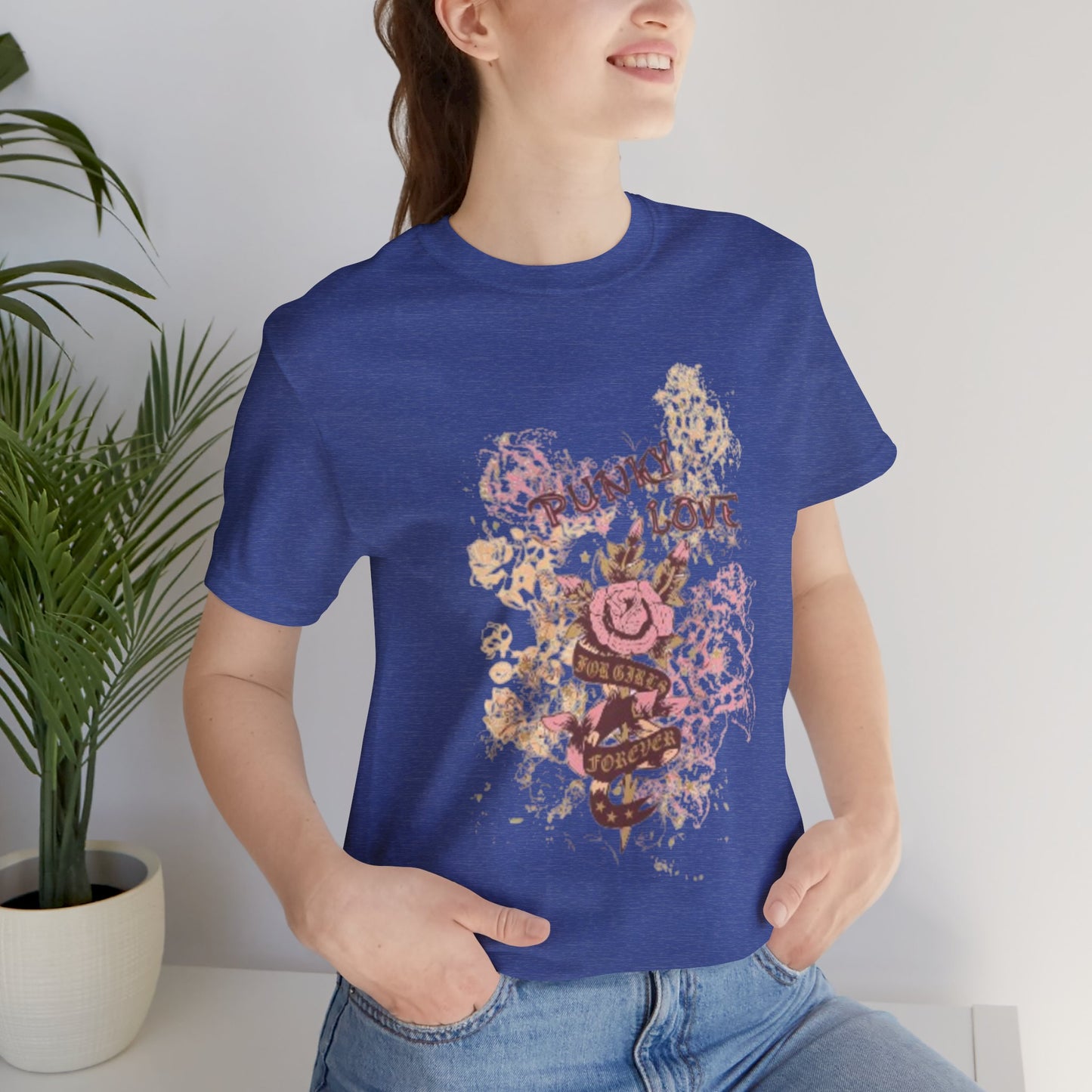 Punk Love Flower Graphic Tee