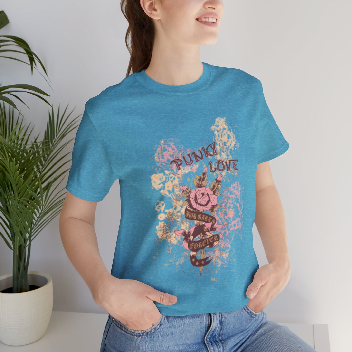 Punk Love Flower Graphic Tee