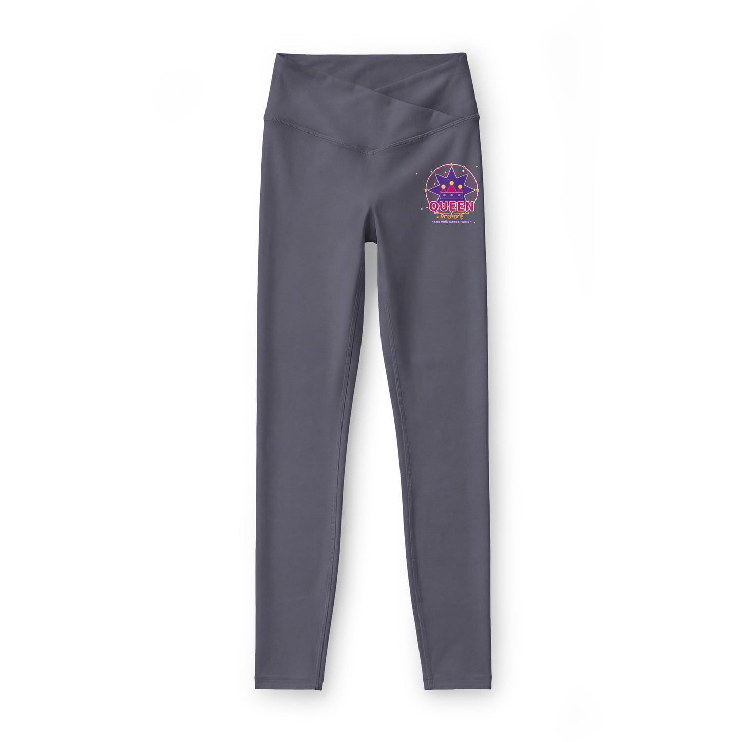 Leggings — Pink Retro Sunburst "Radiate" Graphic