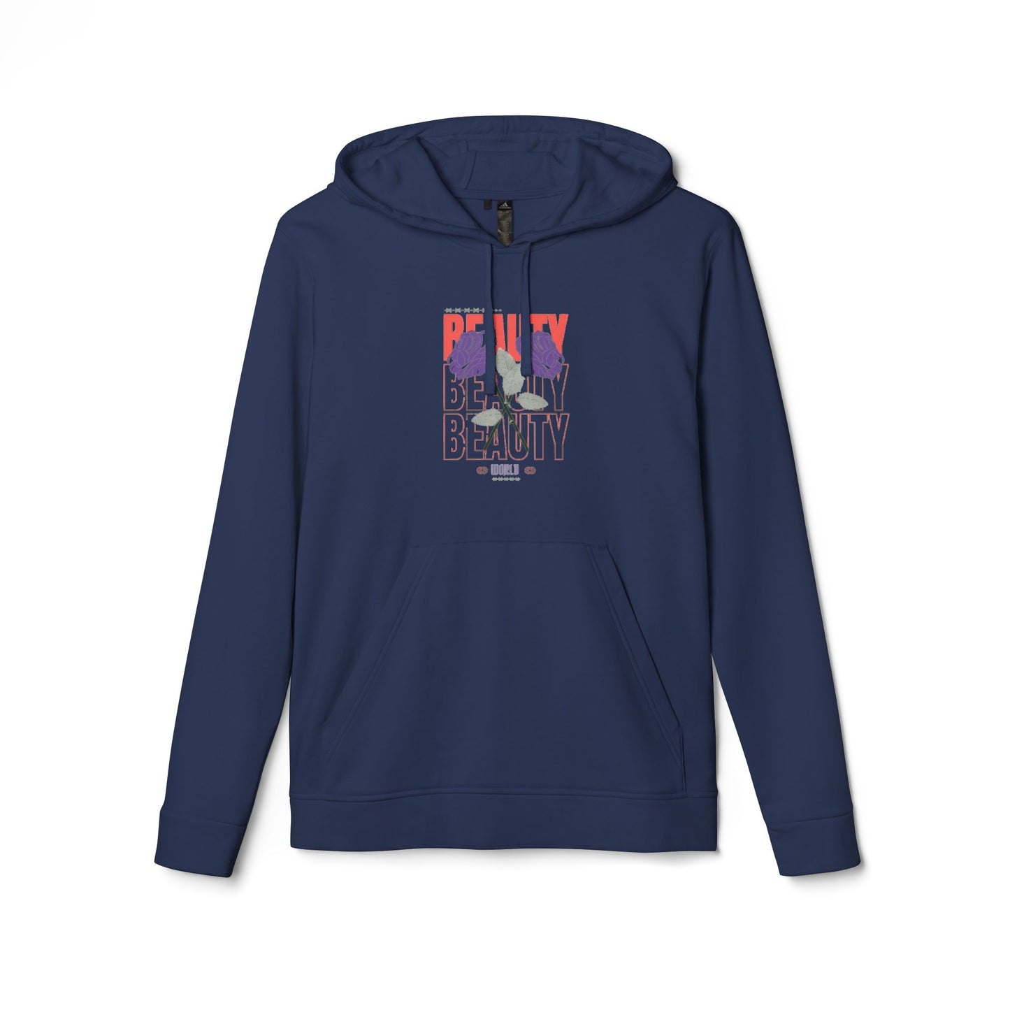 Hoodie — Bold Retro 'Beauty' Graphic Athletic Pullover