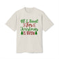 Christmas Coffee Tee — "All I Want For Christmas Is Brew" Holiday Shirt
