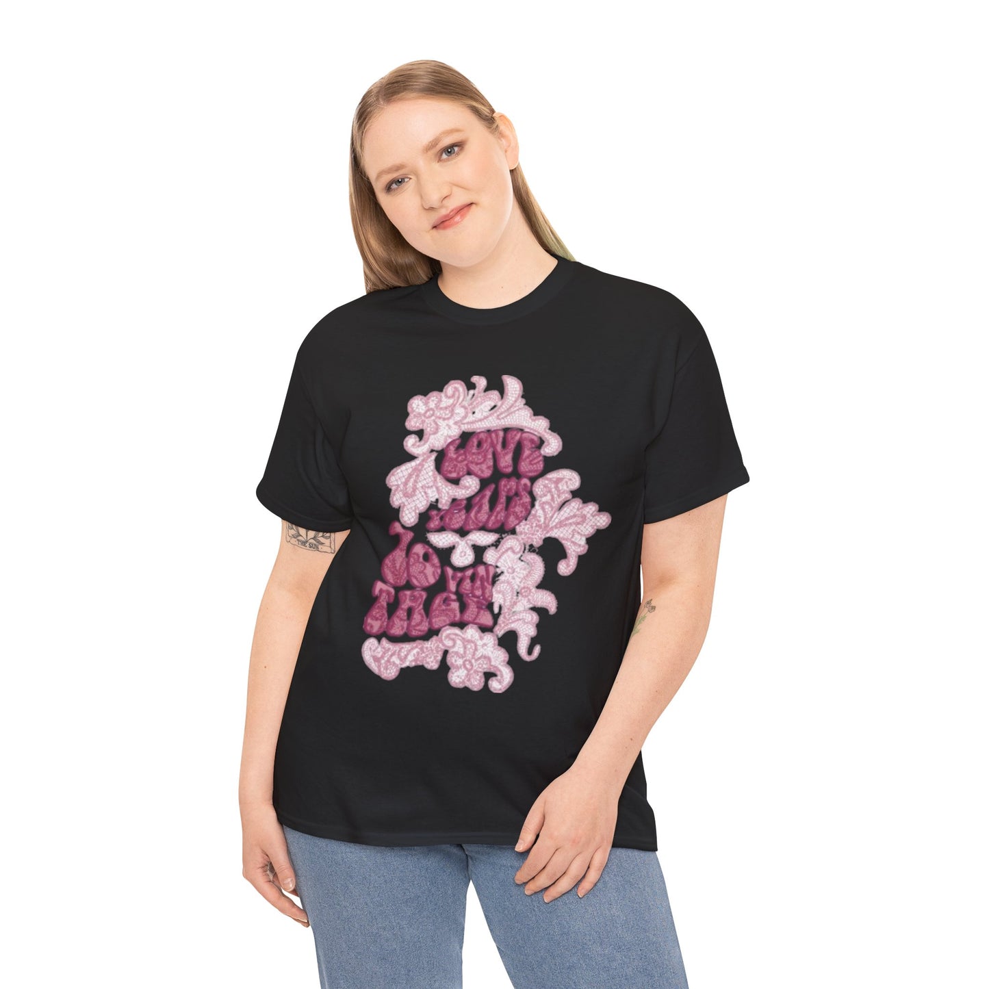 T-Shirt — 'Love Grows' Retro Floral Graphic Tee