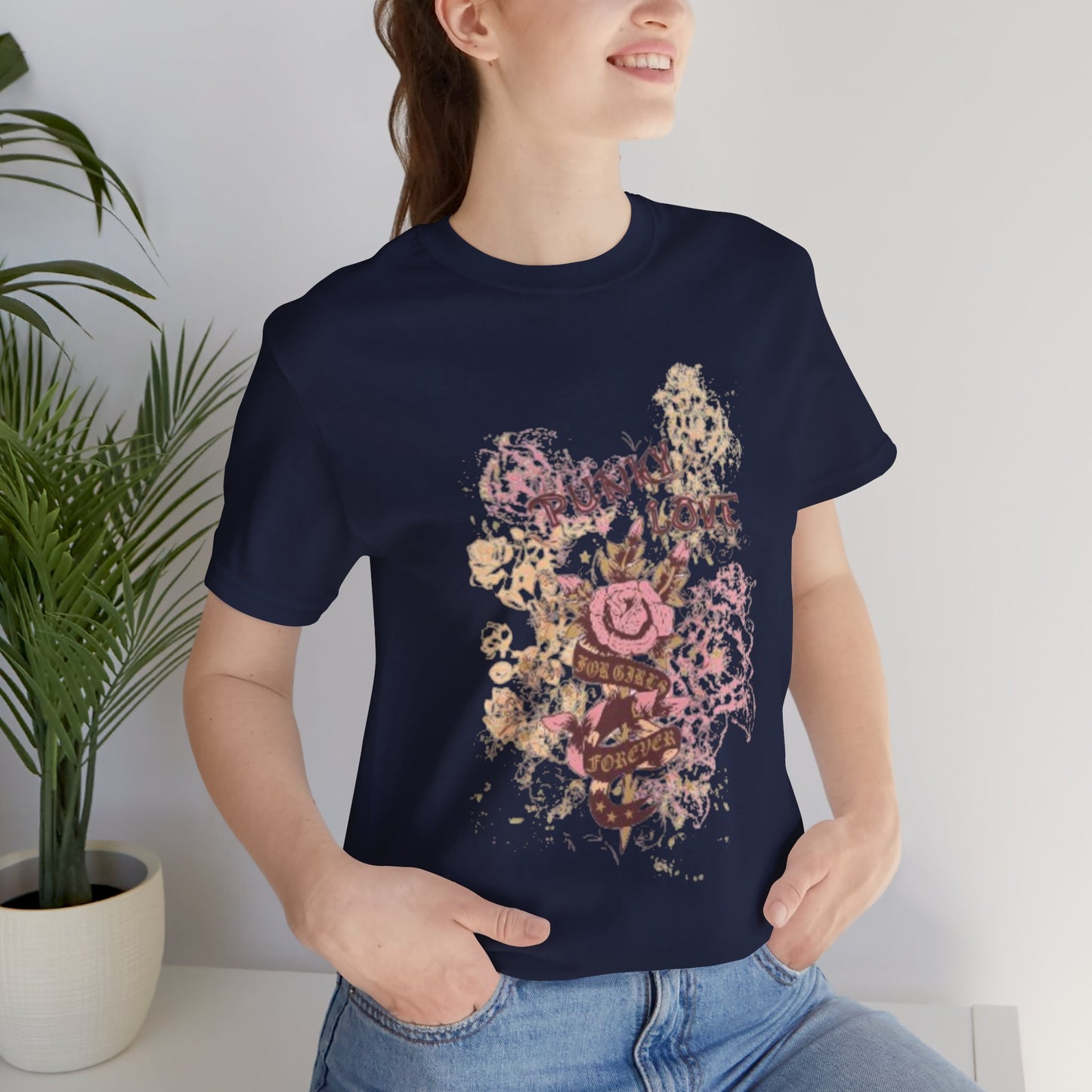 Punk Love Flower Graphic Tee