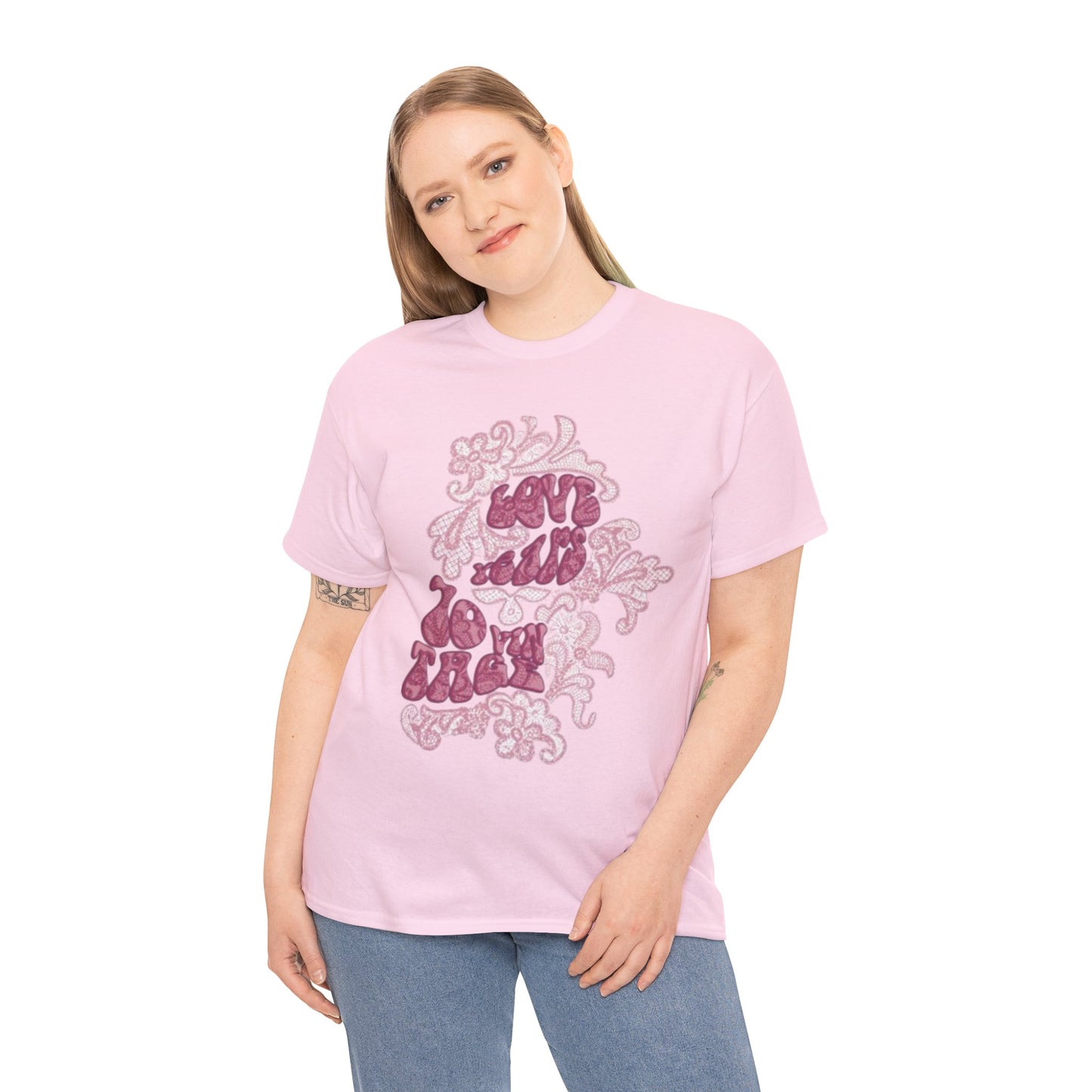 T-Shirt — 'Love Grows' Retro Floral Graphic Tee