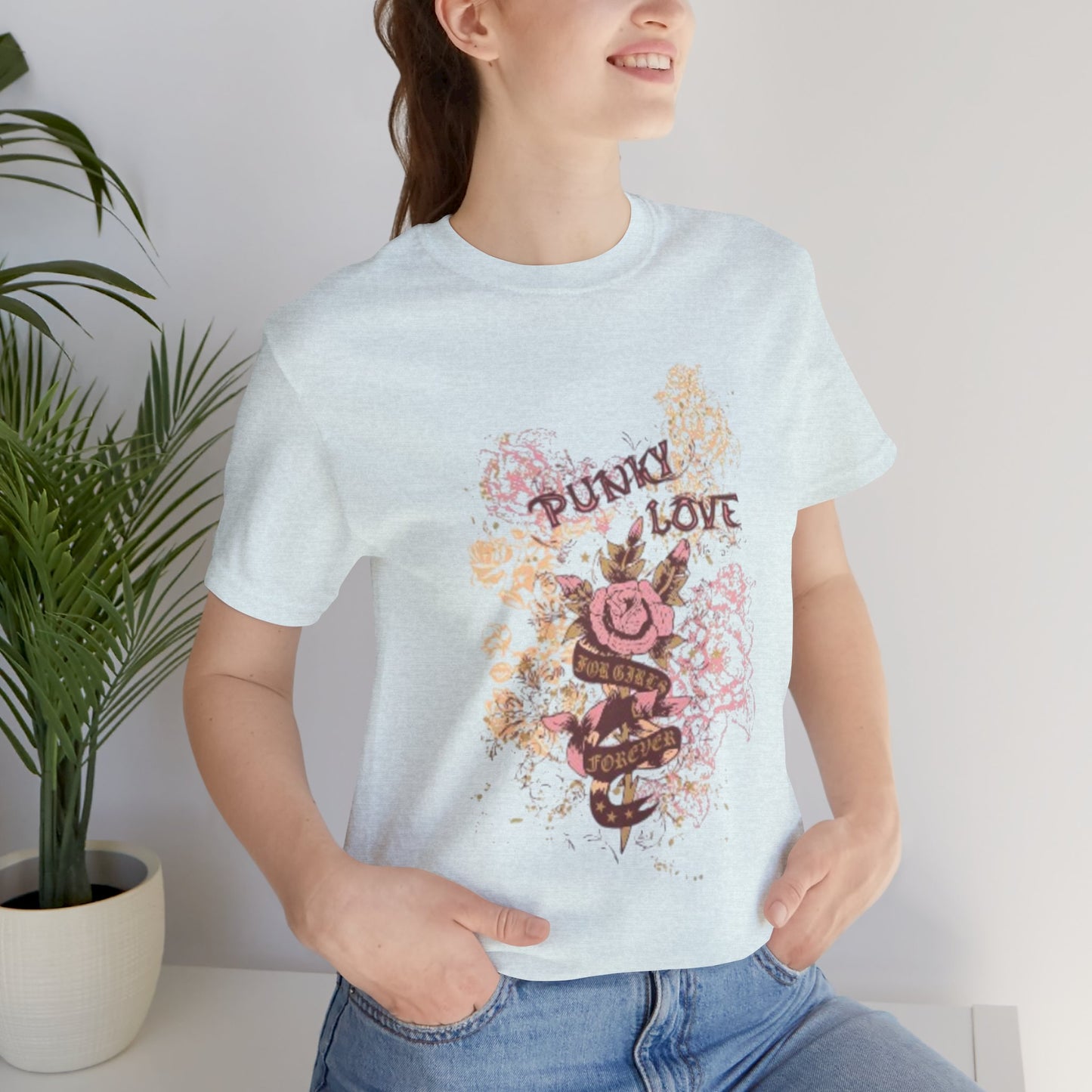 Punk Love Flower Graphic Tee