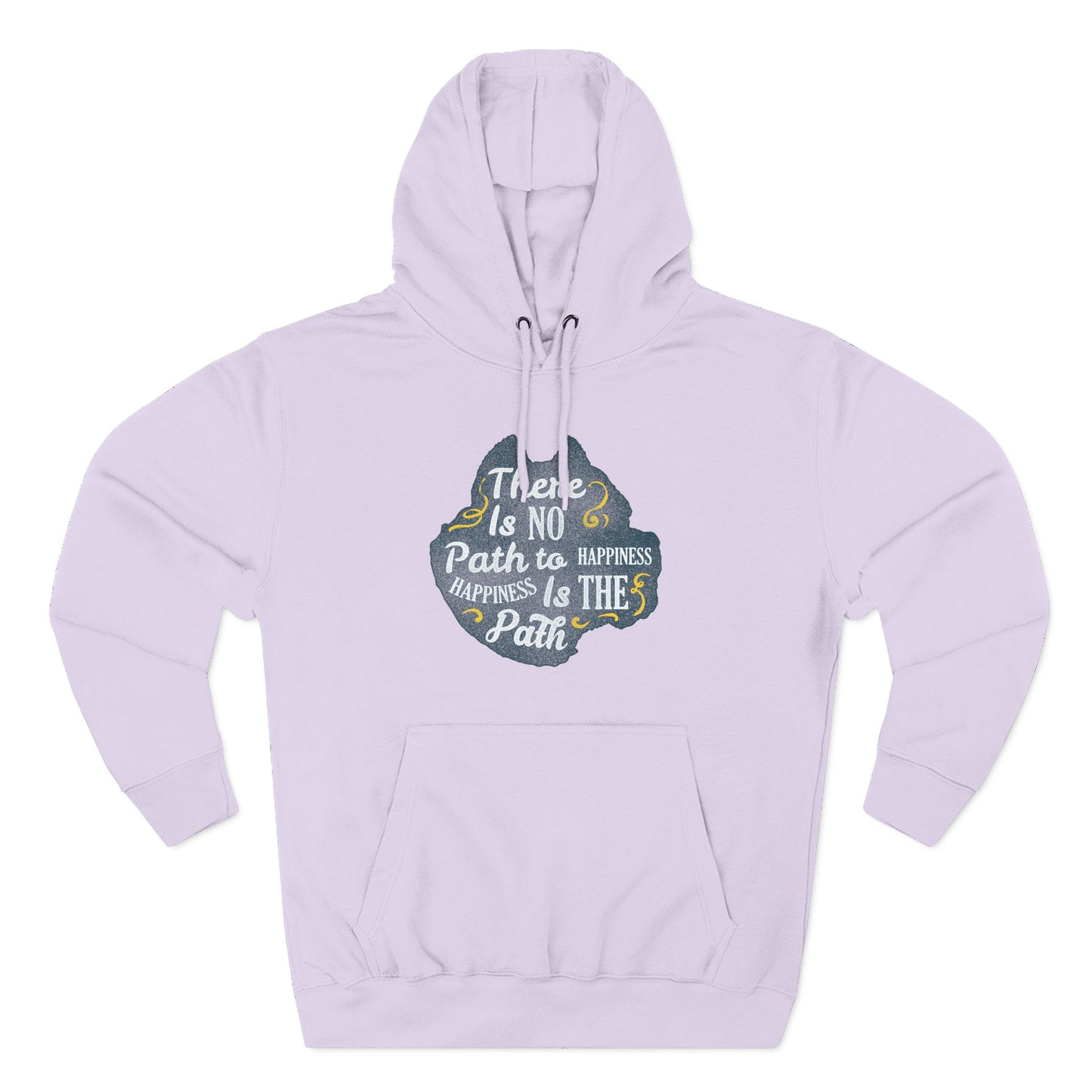 Three-Panel Fleece Hoodie