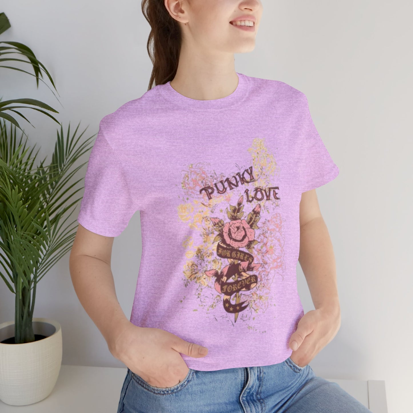 Punk Love Flower Graphic Tee