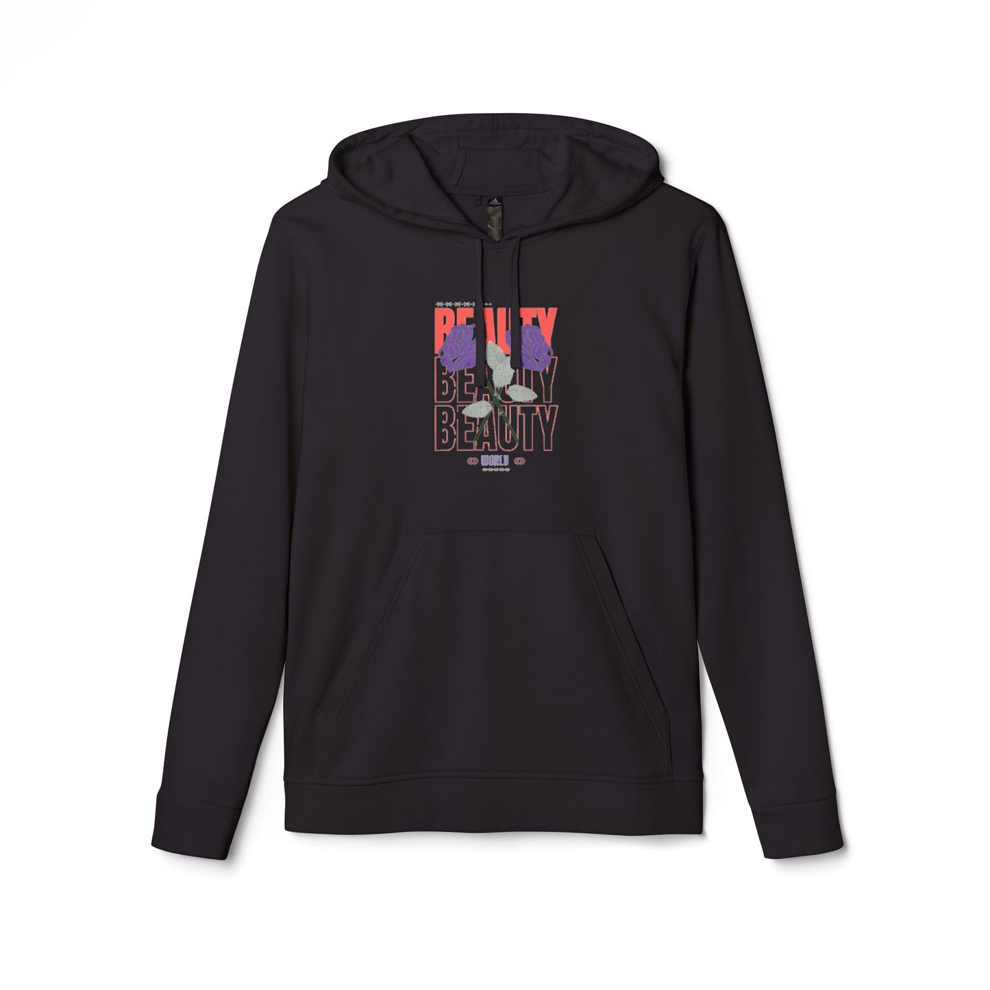 Hoodie — Bold Retro 'Beauty' Graphic Athletic Pullover