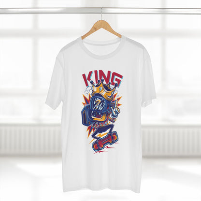 King Skateboarder Graphic Tee — Retro Streetwear Skateboard T-Shirt