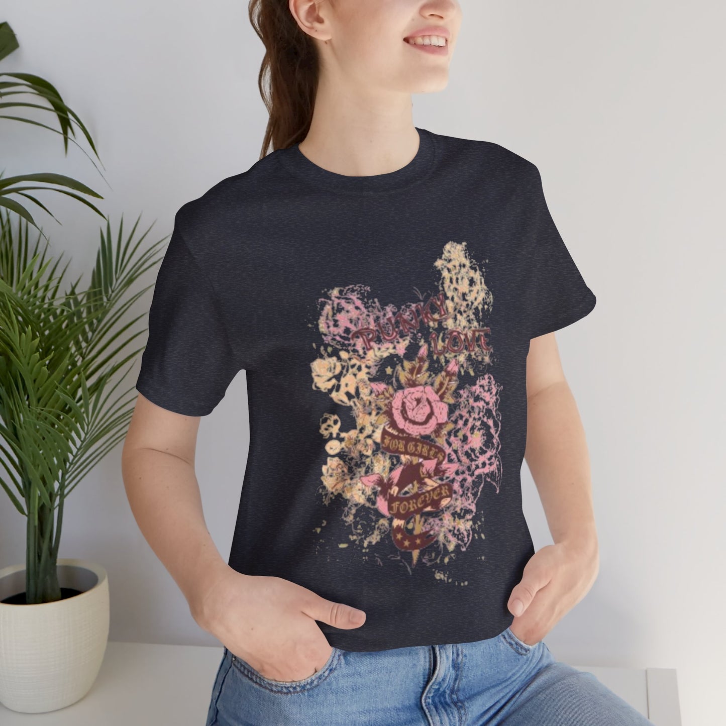 Punk Love Flower Graphic Tee
