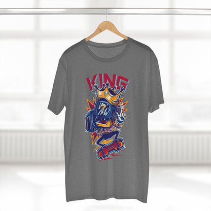 King Skateboarder Graphic Tee — Retro Streetwear Skateboard T-Shirt