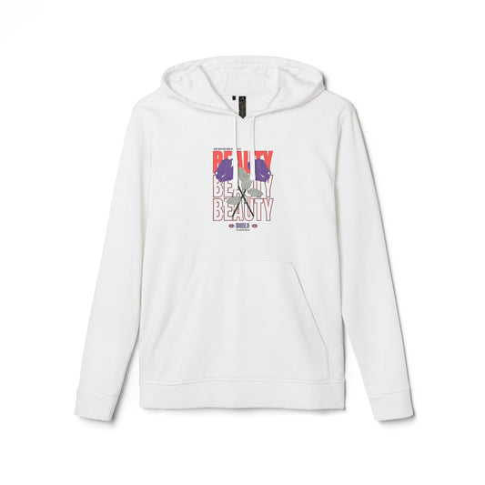 Hoodie — Bold Retro 'Beauty' Graphic Athletic Pullover