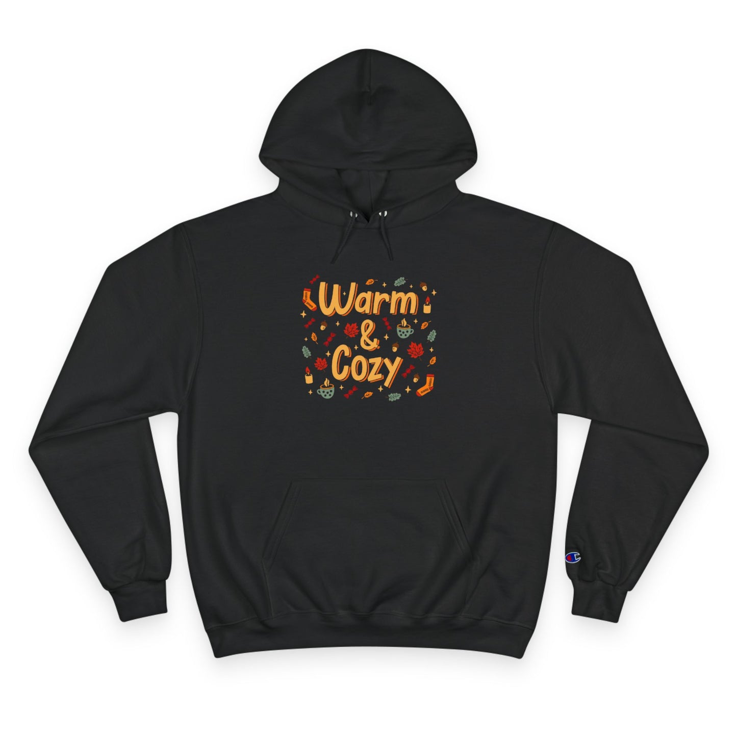 Warm & Cozy Hoodie — Cute Fall Graphic Champion Hoodie