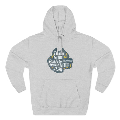 Three-Panel Fleece Hoodie