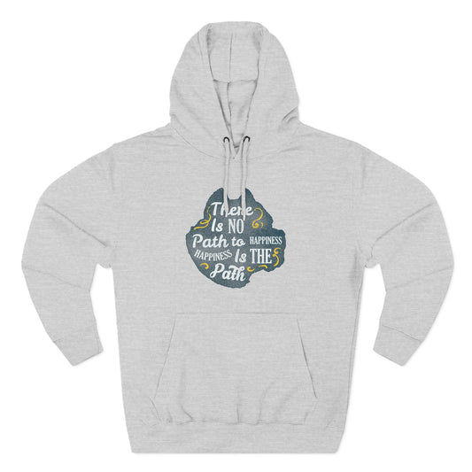Three-Panel Fleece Hoodie