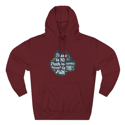 Three-Panel Fleece Hoodie