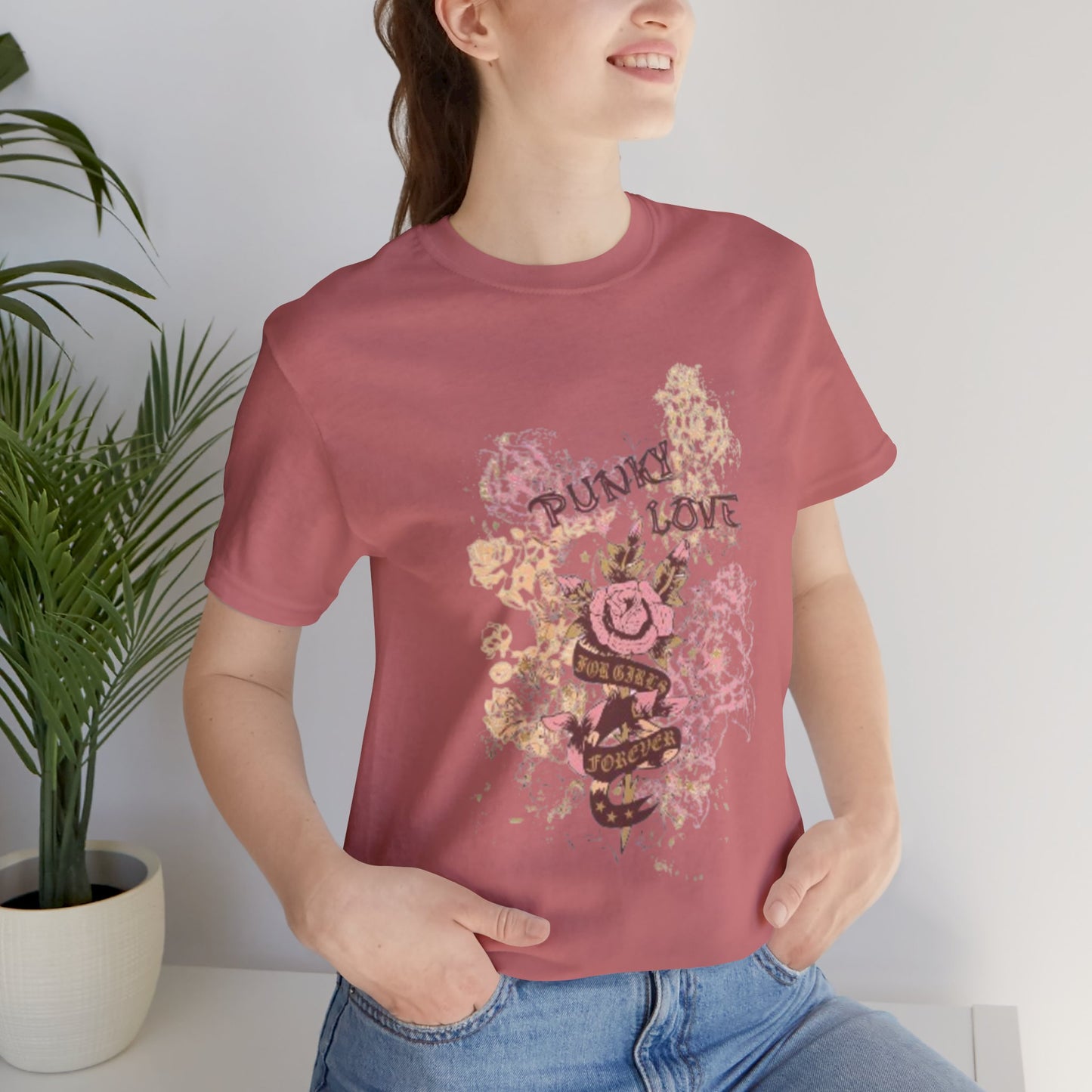 Punk Love Flower Graphic Tee