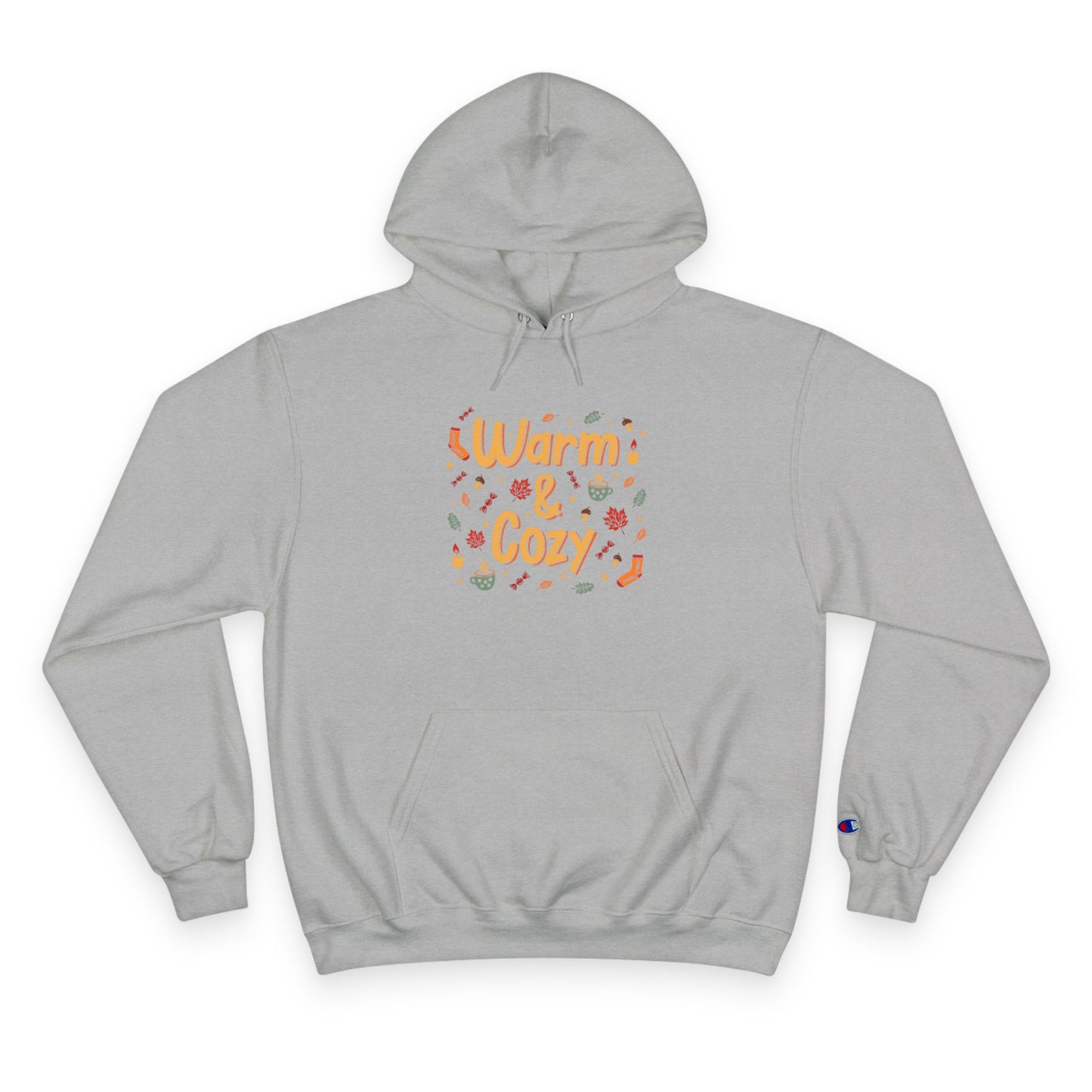 Warm & Cozy Hoodie — Cute Fall Graphic Champion Hoodie
