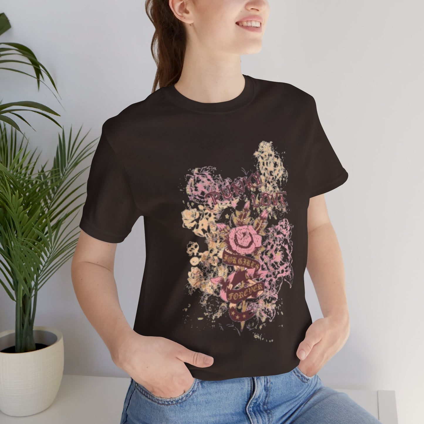 Punk Love Flower Graphic Tee
