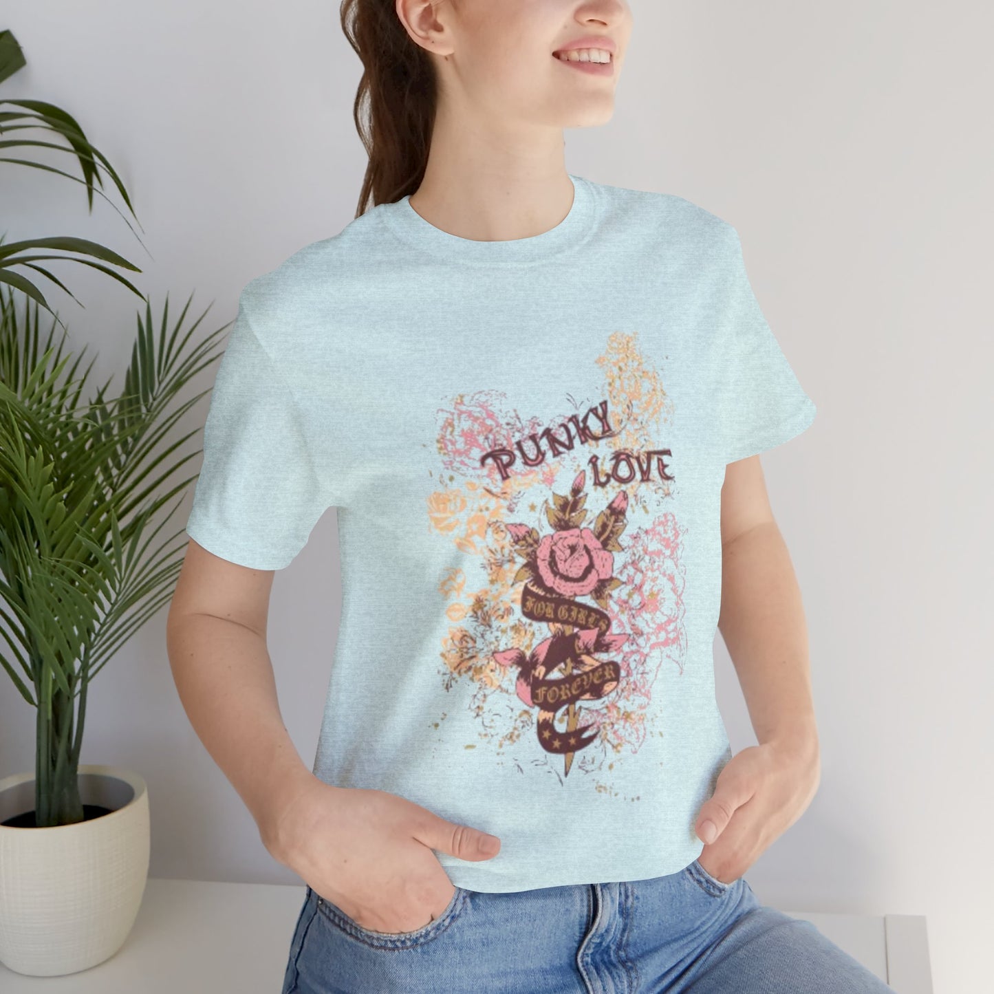 Punk Love Flower Graphic Tee