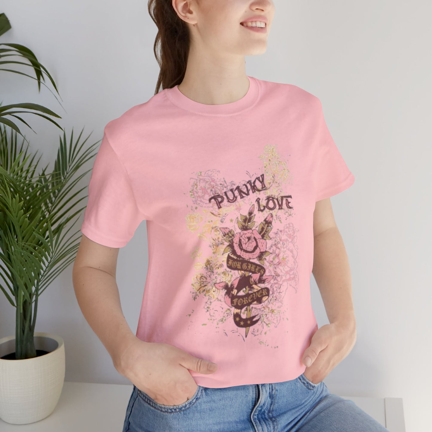 Punk Love Flower Graphic Tee