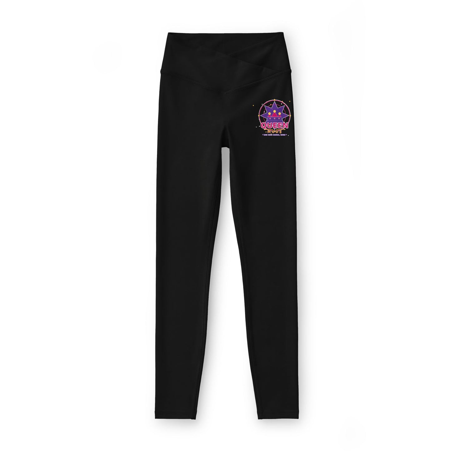 Leggings — Pink Retro Sunburst "Radiate" Graphic