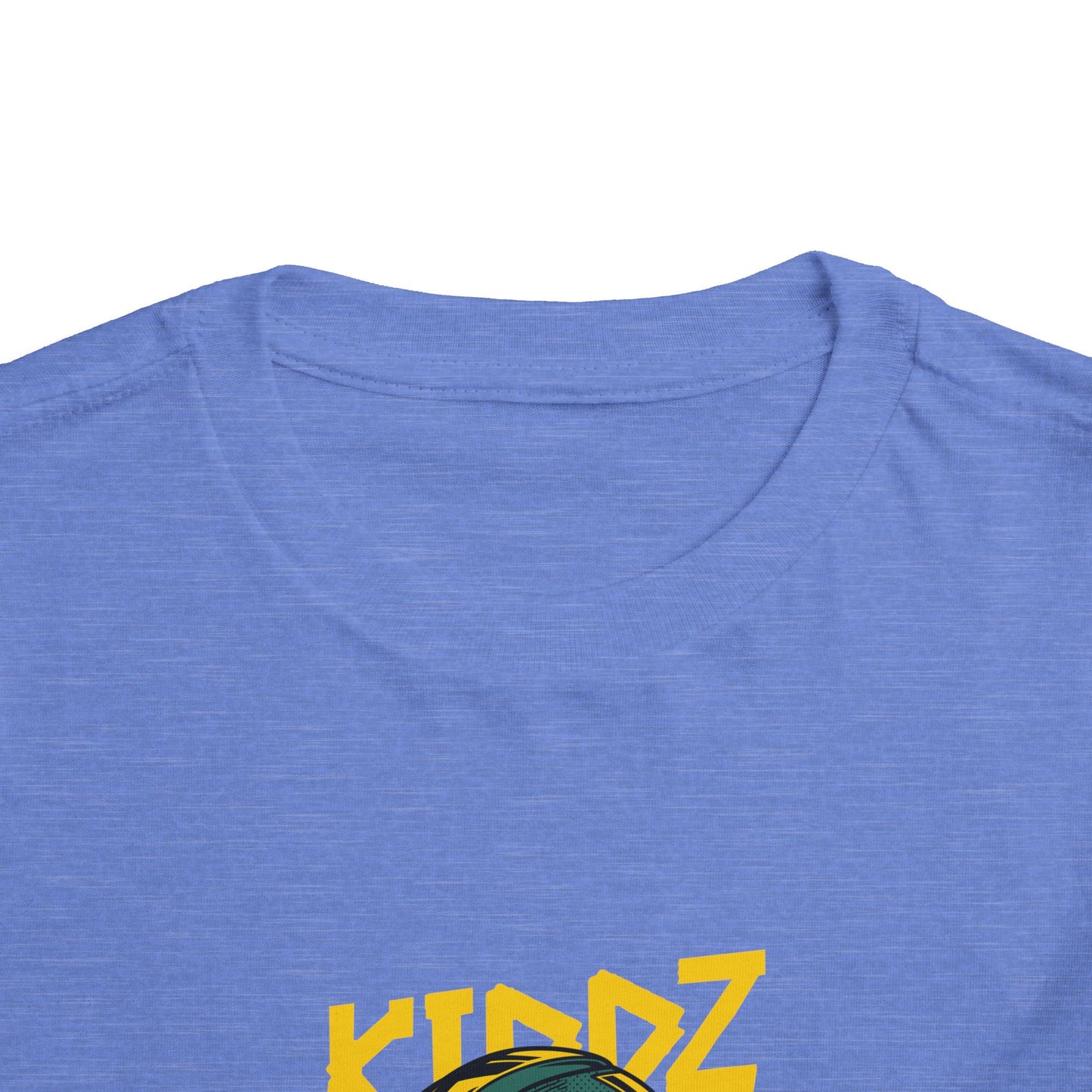 Kids Motorcycle Racer Toddler Tee — 'KIDZ' Helmet Graphic