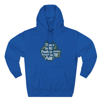 Three-Panel Fleece Hoodie