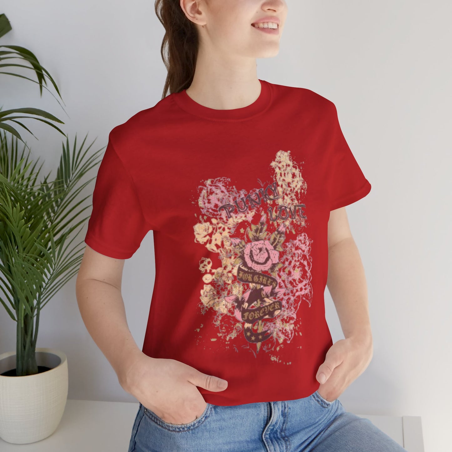 Punk Love Flower Graphic Tee