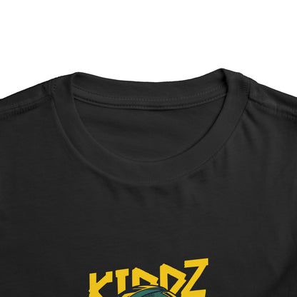 Kids Motorcycle Racer Toddler Tee — 'KIDZ' Helmet Graphic