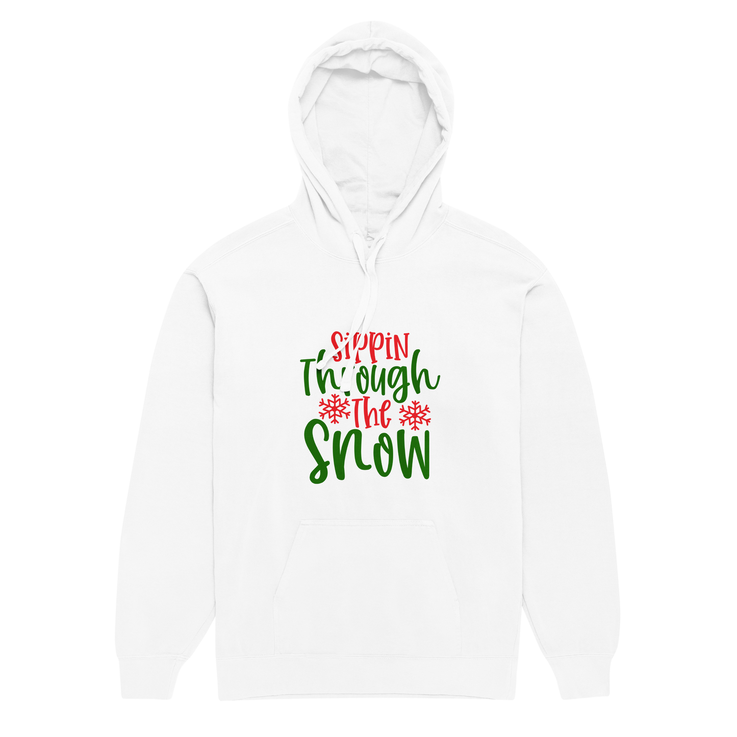 Unisex garment-dyed hoodie